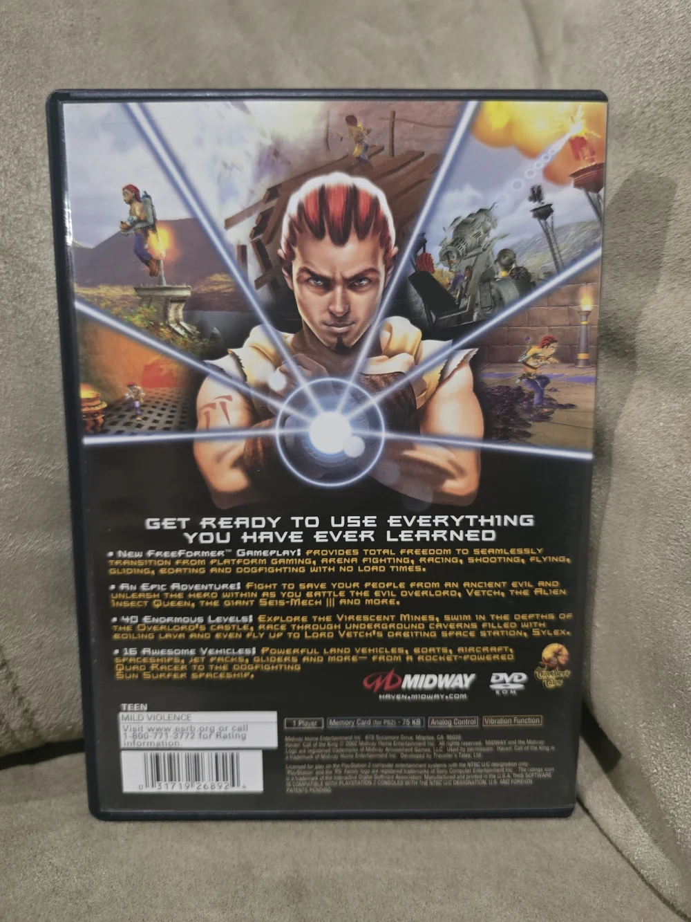 PS2 PlayStation 2 Haven: Call of the King Game